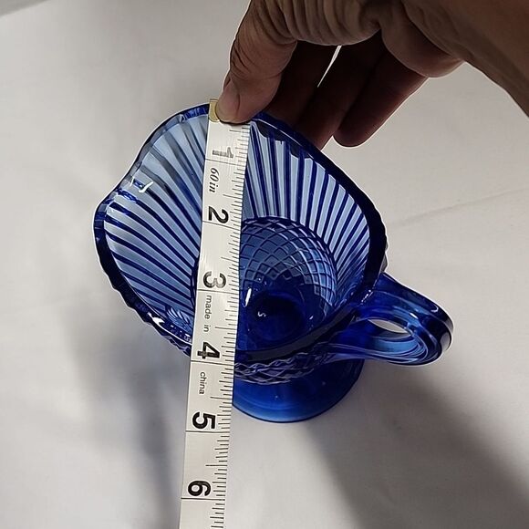 Avon vintage cobalt blue Mt. Vernon George Washington small pitcher/creamer - Picture 9 of 9